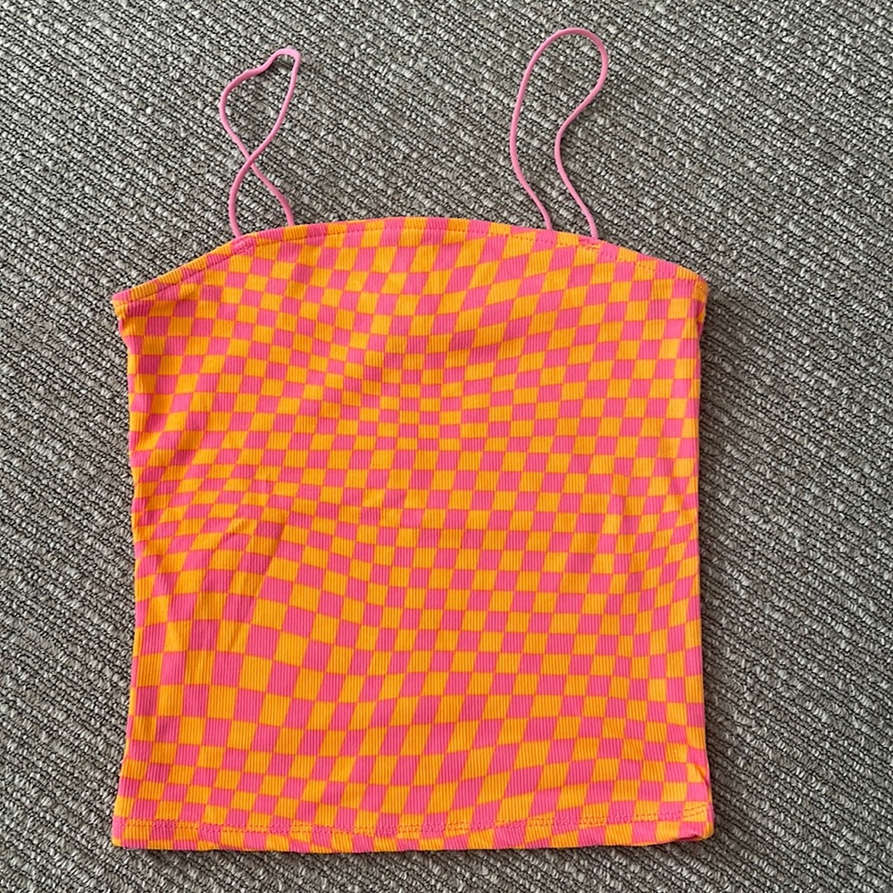 Pink and orange top